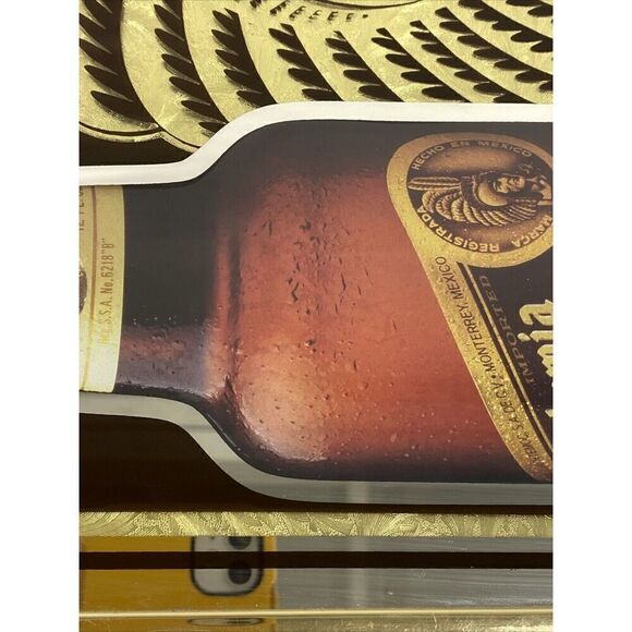 Bohemia Imported Beer Mirror Sign Screenprinted Foil Backed 12 1/4 X 15” - Picture 4 of 8